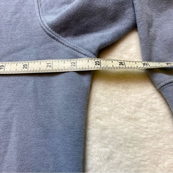 The North Face Light Blue Graphic Hooded Sweatshirt Size Medium - Picture 11 of 13